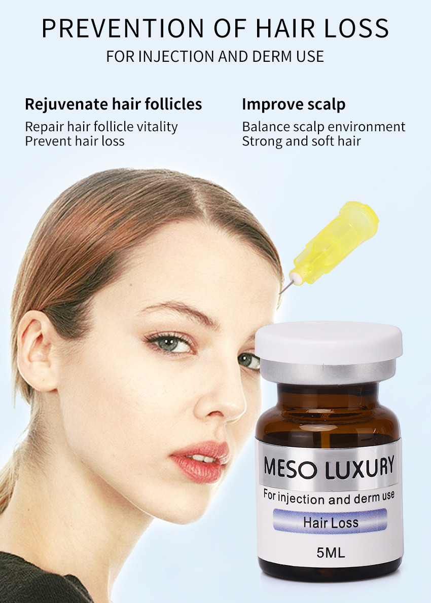 Luxury Anti Hair Loss Serum Mesotherapy Injection Treatment For Hair Growth