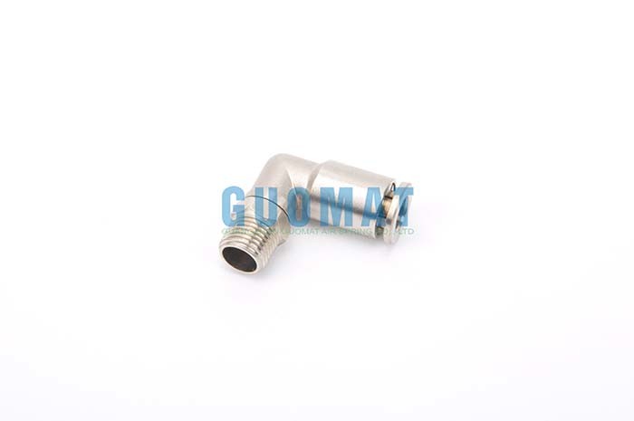 G1 / 8 Air Nozzle Air Spring Kit Quick Connector And Right Angle Turn