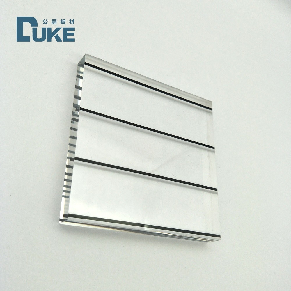 Transparent 8mm Flexible Soundproof Acrylic Sheet Reinforced Acoustic