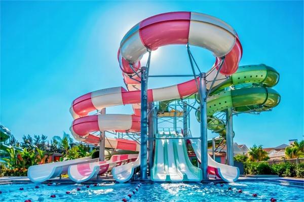 5m Height Kids Water Slide Aqua Park Playground Sports Play Equipment For