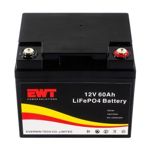 EWT Backup Energy System LiFepo4 12v 60ah  Battery pack