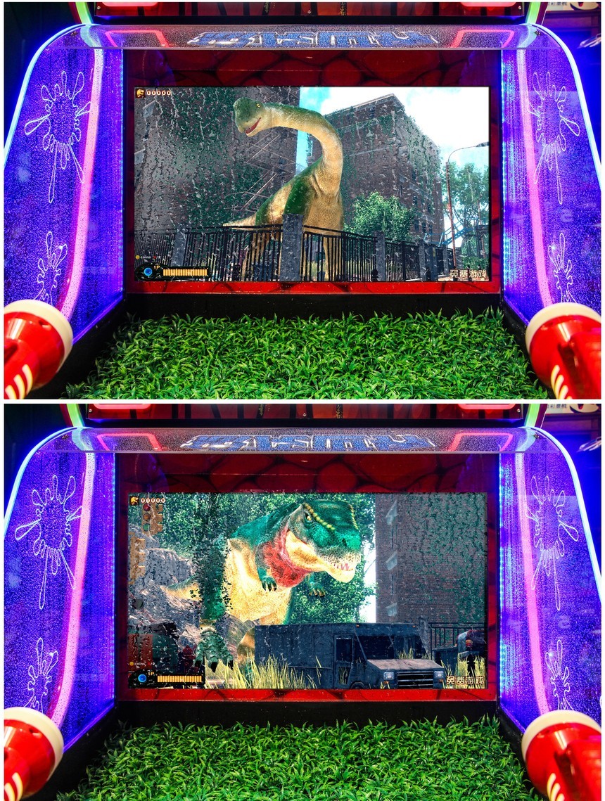 kid favor double player Zombie Outbreak Water Shooting game machine with zombie theme