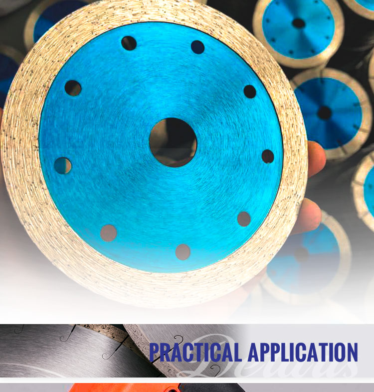 Pottery and Porcelain Cutting Made Easy with Diamond Circular Continuous Rim Saw Blade