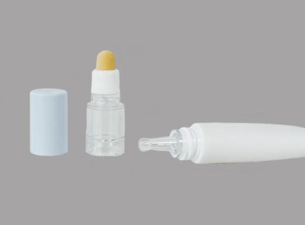 D19mm Plastic Dropper Cosmetic Tube Packaging Eye Cream Essence Tube With Sponge