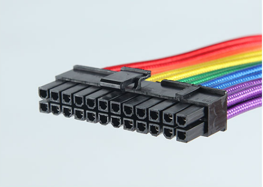 Braided Sleeve High Quality Power supply Extension Cable 24Pin Sleeving Cable For computer