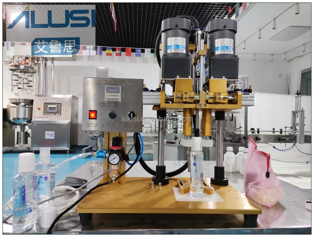 Packing Equipment Shampoo Wash Gel Bottle Hand Bottle Cap Sealing Machine Jar Capper Twist off Pet Bottles Capping Machi