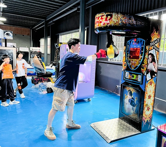 New Update Automatic Boxing Machine Arcade Boxing Punching Game For Sale