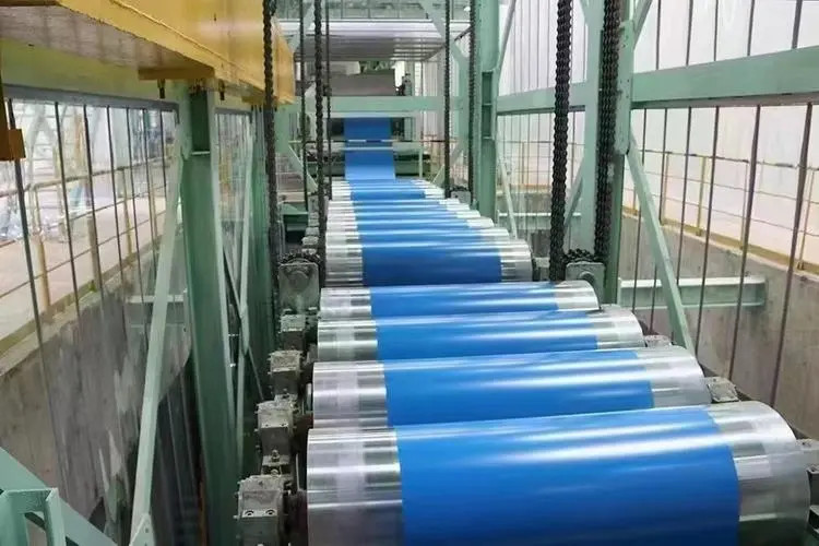 PVDF Blue PPGL Chromadeck IBR Corrugated Roof Panel Tiles Colour Sheet Coil