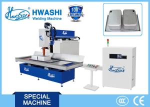  Sink Edge Grinding Polishing Sink Welding Machine 50mm Abrasive Belt Width Manufactures