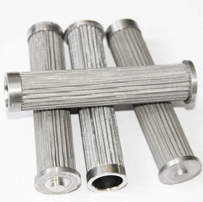 Customized Stainless Steel Pleated Candle Filter For Water Treatment Plant