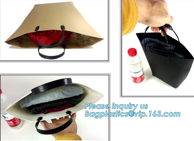 Clothes paper carrier bag for packing,Luxury cooler cotton draw string leather canvas messenger bag,Shopping Bag with Tw