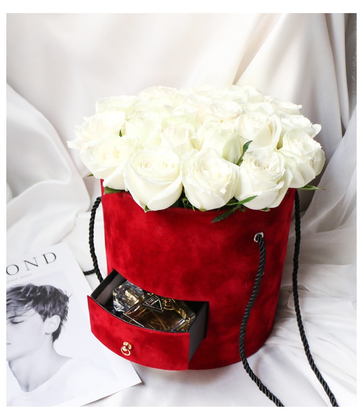 ODM Luxury Gift Forever Roses Box For Jewelry Chocolate Preserved Flower packaging