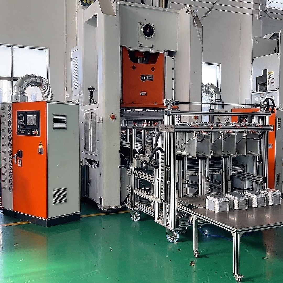 Japan Original Mitsubishi PLC Control Aluminum Foil Container Machine LK-T80