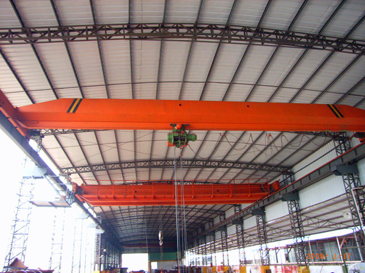 Single Speed Beam Wire Rope Hoist Overhead Crane Workshop Operation