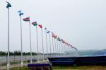 Automatic Control Stainless Steel Flagstaff Remote Distance 50M Flag Raising