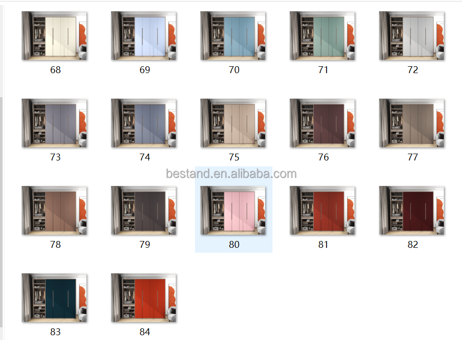 Solid Color Vinyl Paper Beautiful Plain Color Modern Korean Decorative Wallpaper for Apartment