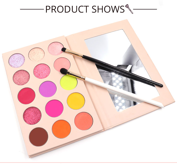 High Pigment Eye Shadow Waterproof Matte Shimmer 15 Color Eyeshadow Palette