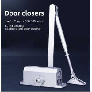 Adjustable Hidden Hydraulic Door Closer for Standard Applications and Smooth