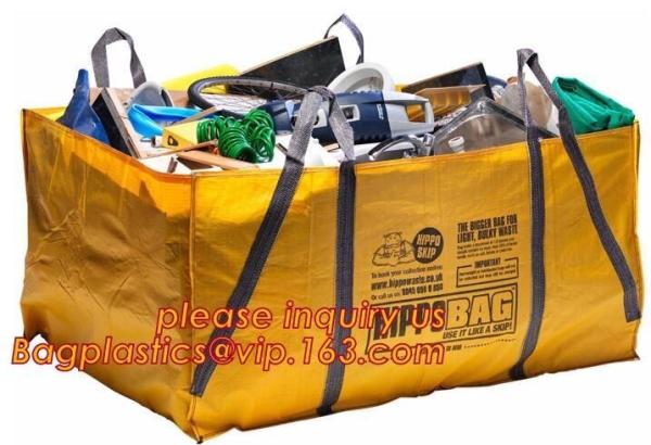 golden supplier 1000kg bulk bag 1 ton skip bag pp jumbo bag,pp construction