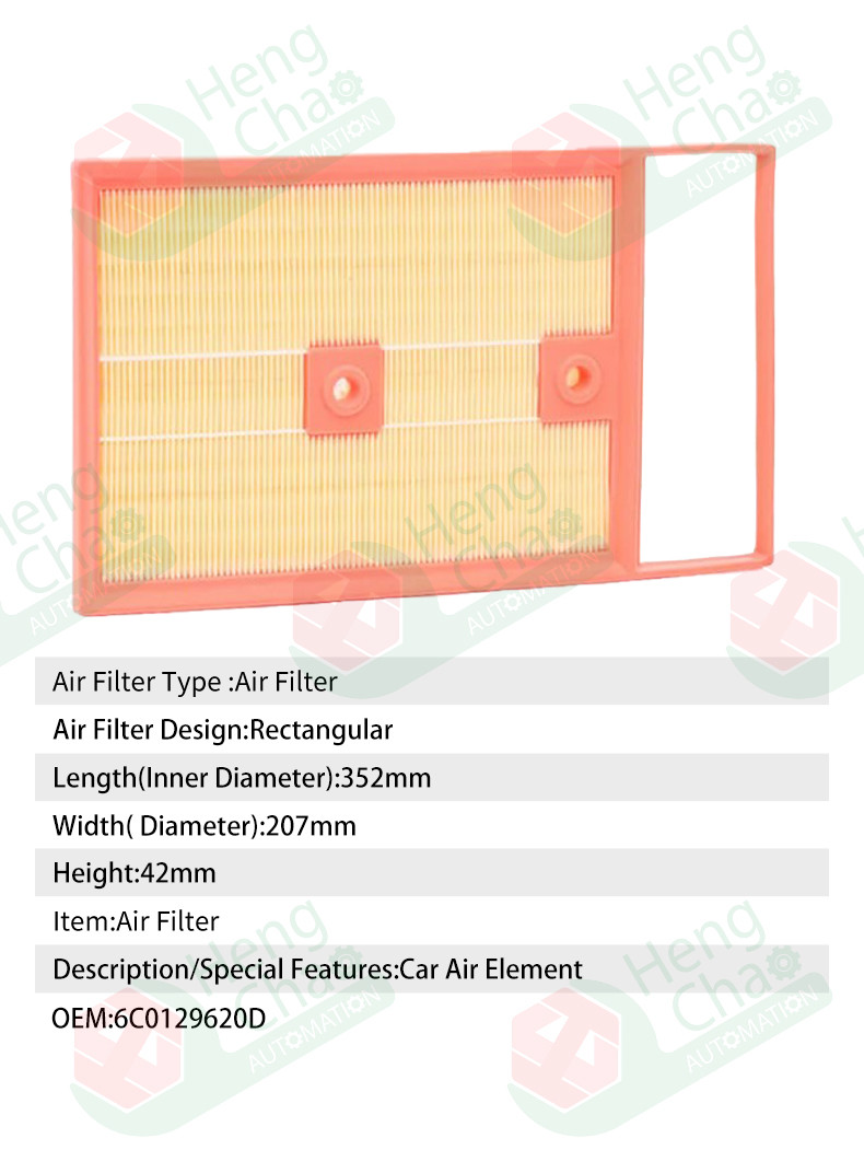 Effective Car Air Filter For Improved Air Quality OEM 6C0129620D