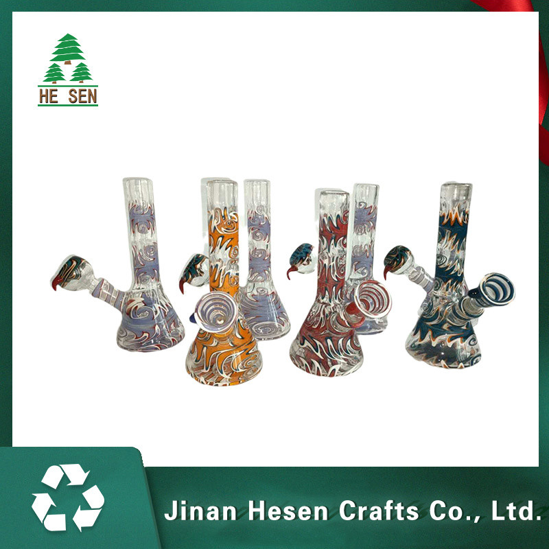 6.5" Hookah Shisha 213G Glass Water Bongs