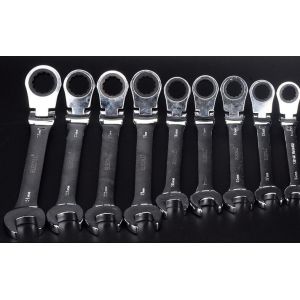 KM FOLDABLE RATCHET COMBINATION SPANNER with high quality