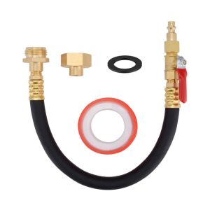 1/4'' RV Winterizing Brass Tee Fitting Round Head Code