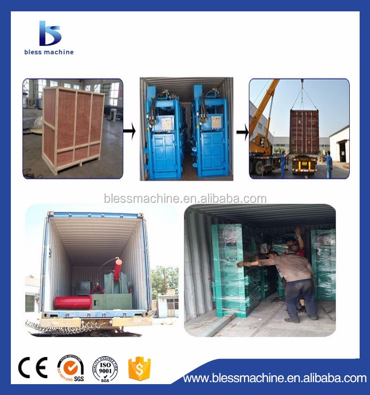 Single Double Cylinder Used Clothing Baler with High Density and Hydraulic Compactor