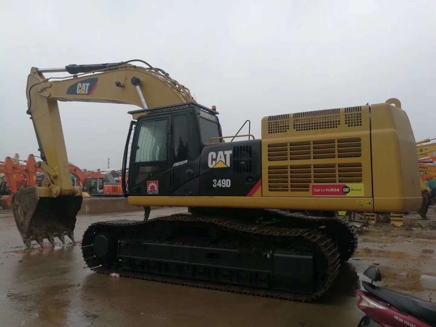 2018 Year Used 50 Ton Mining Large Crawler Excavator Of Cat349D