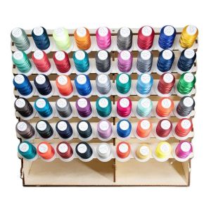 Polyester / Viscose 120d/2 Multi Color Thread for Embroidery Machine Sample Send
