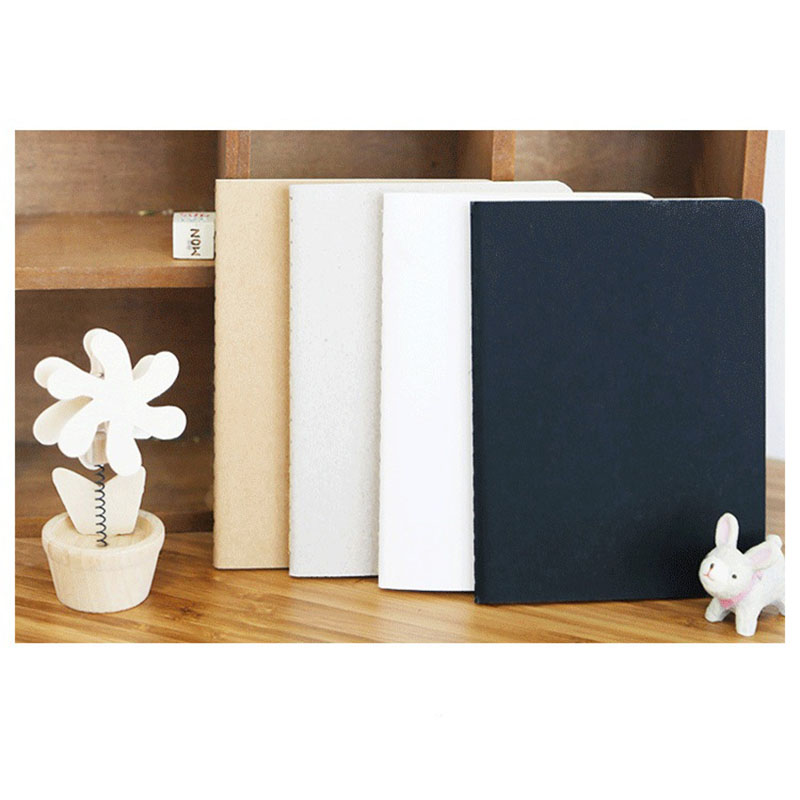 Retro Kraft Paper Blank Memo Pad Sketch Book Notepad for Office Creative Note-taking