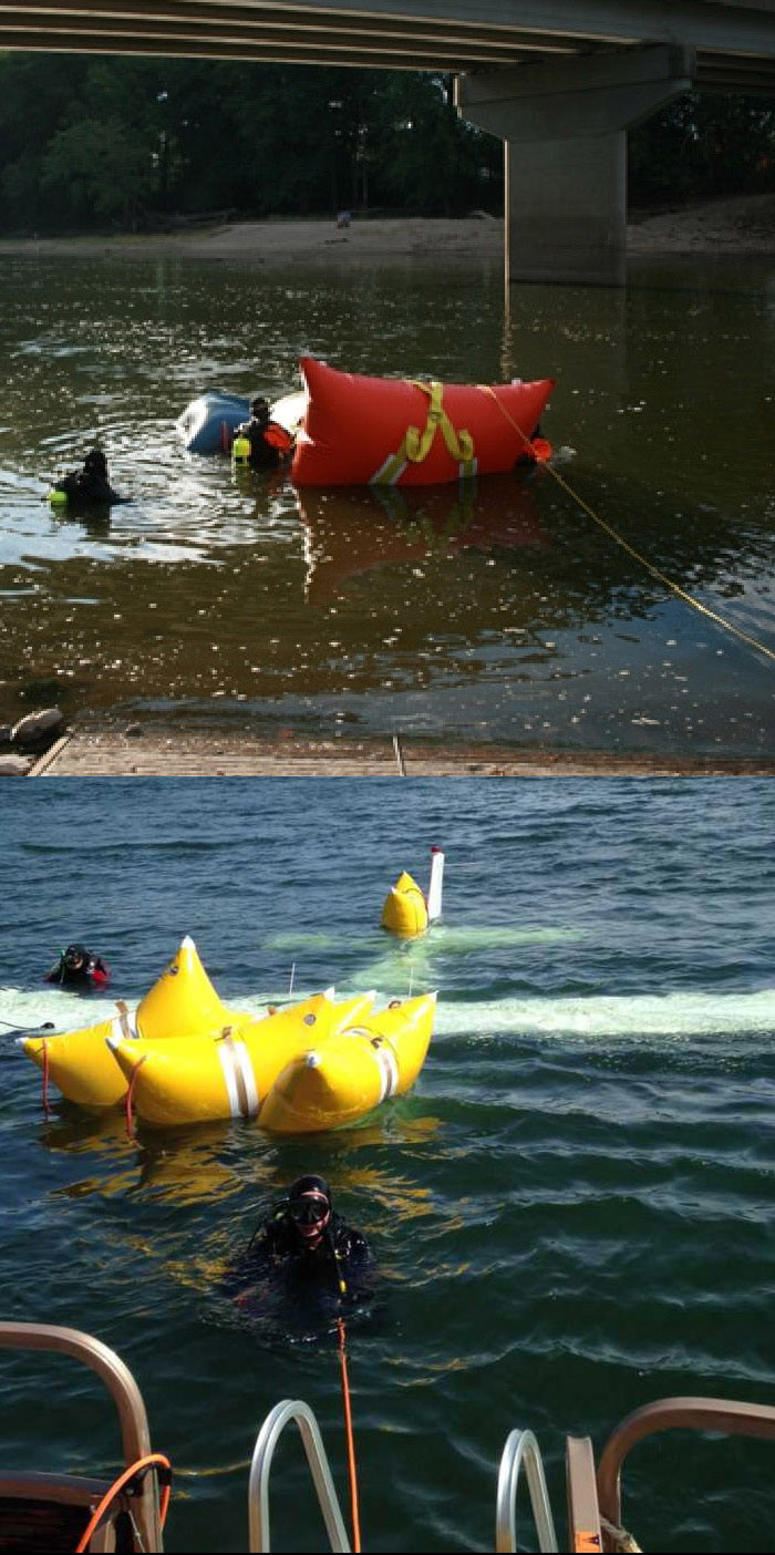 Heavy Duty Flotation Pillow Enclosed Buoyancy Air Lift Bags