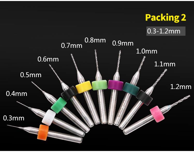 PCB FPC Tungsten Circuit Board Drill Bits 0.15mm 0.25mm 0.30mm​