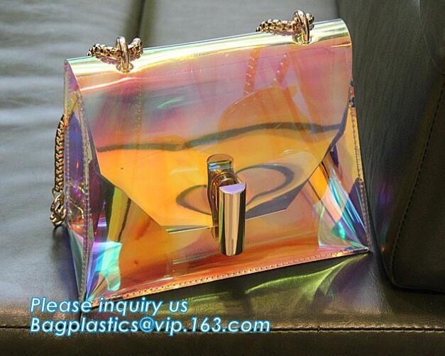 Sling Shoulder Clear PVC Crossbody Bag, PVC hand bag Asia Ladies Shoulder Bag, Shoulder Tote Pouch Clear PVC Beach Bag W