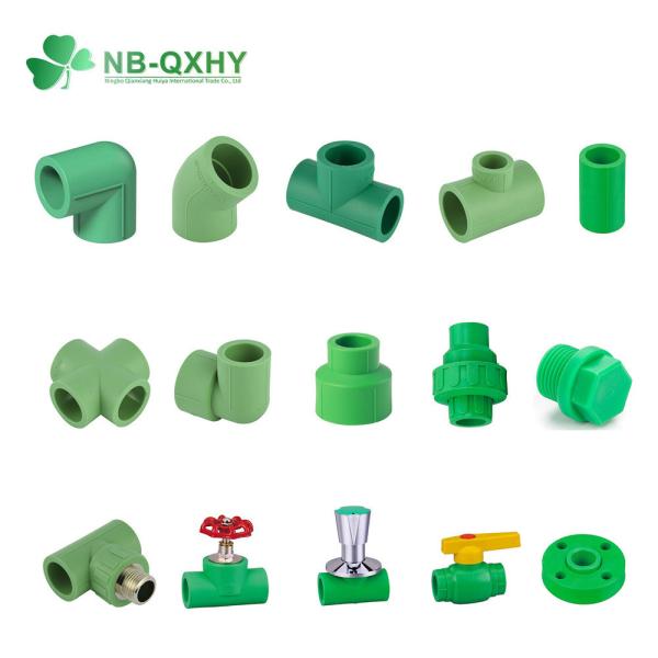NB-QXHY Plumbing Material PPR Pipe Tube Elbow Tee Fittings for Water Supply