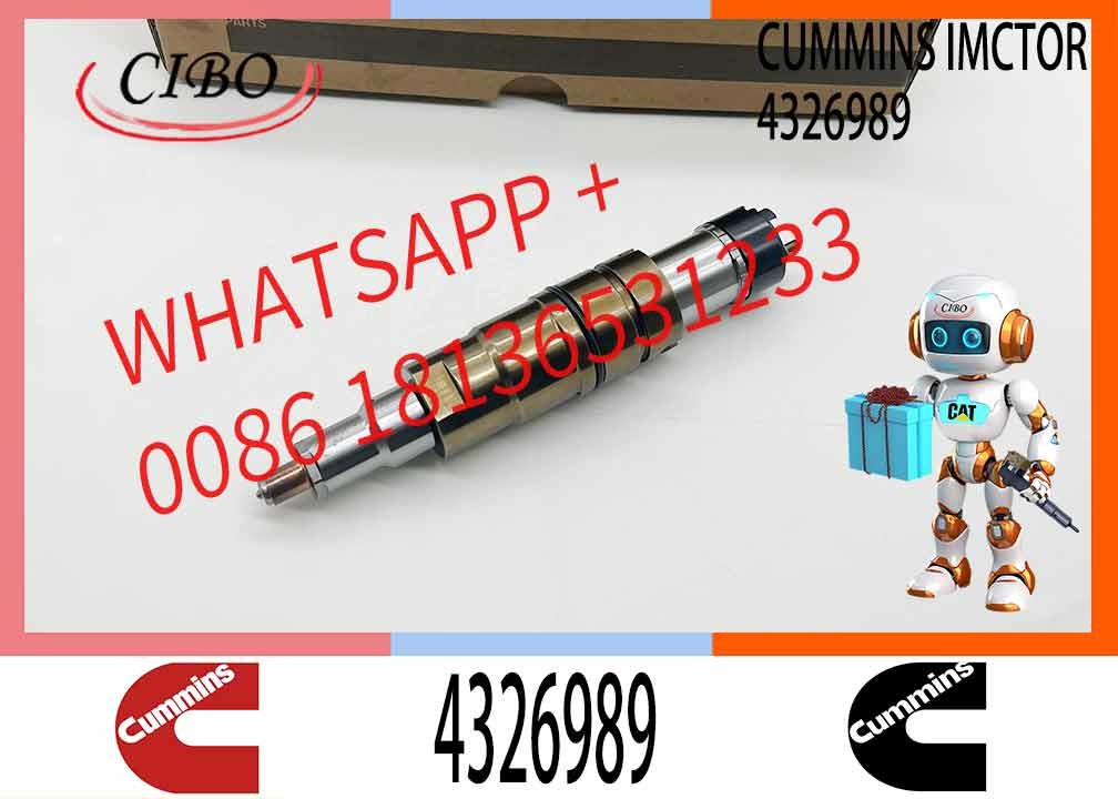 Genuine Diesel Common Rail Fuel Injector 4955080 2872544 For ISZ Engine Parts 4326959 4326989