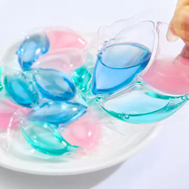 3 in 1 12g Freesia Smells Dissolve Film Washing Detergent Capsules Laundry Pods