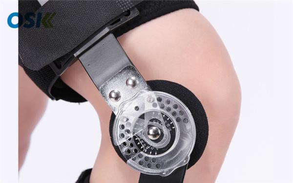 Hinged ROM Knee Support Brace For Fixing / Repairing Knee Joint Fracture