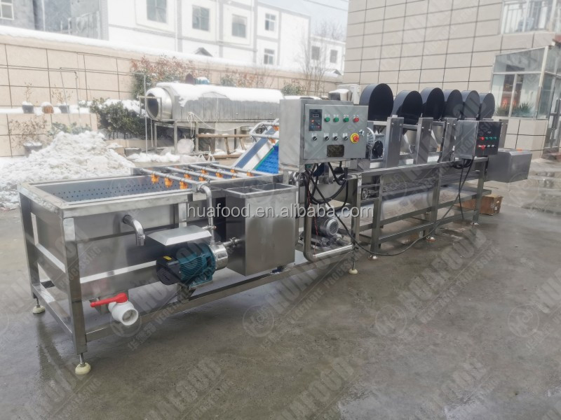 SC Series Processing Line Easy operation potato washing plant/ vegetable bubble washing machine/ soybean washing machine