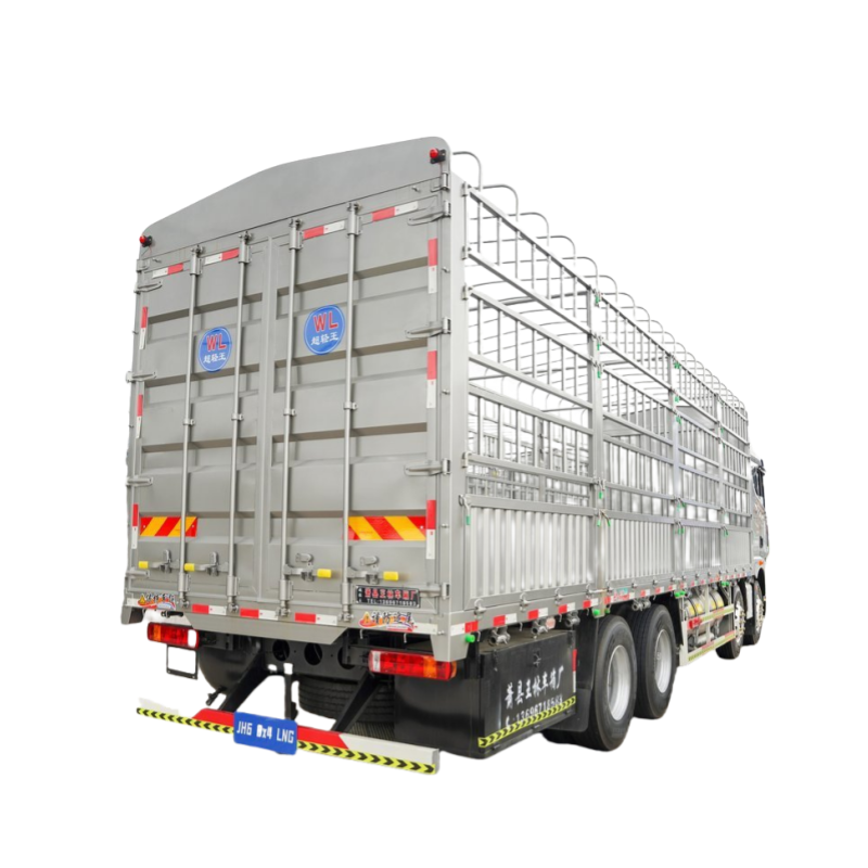FAW JH6 Heavy Truck Zhizun Edition 2.0 530 Horsepower 8X4 9.4 Meters LNG AMT Automatic Gear Warehouse Grid Truck (liquid Slow)