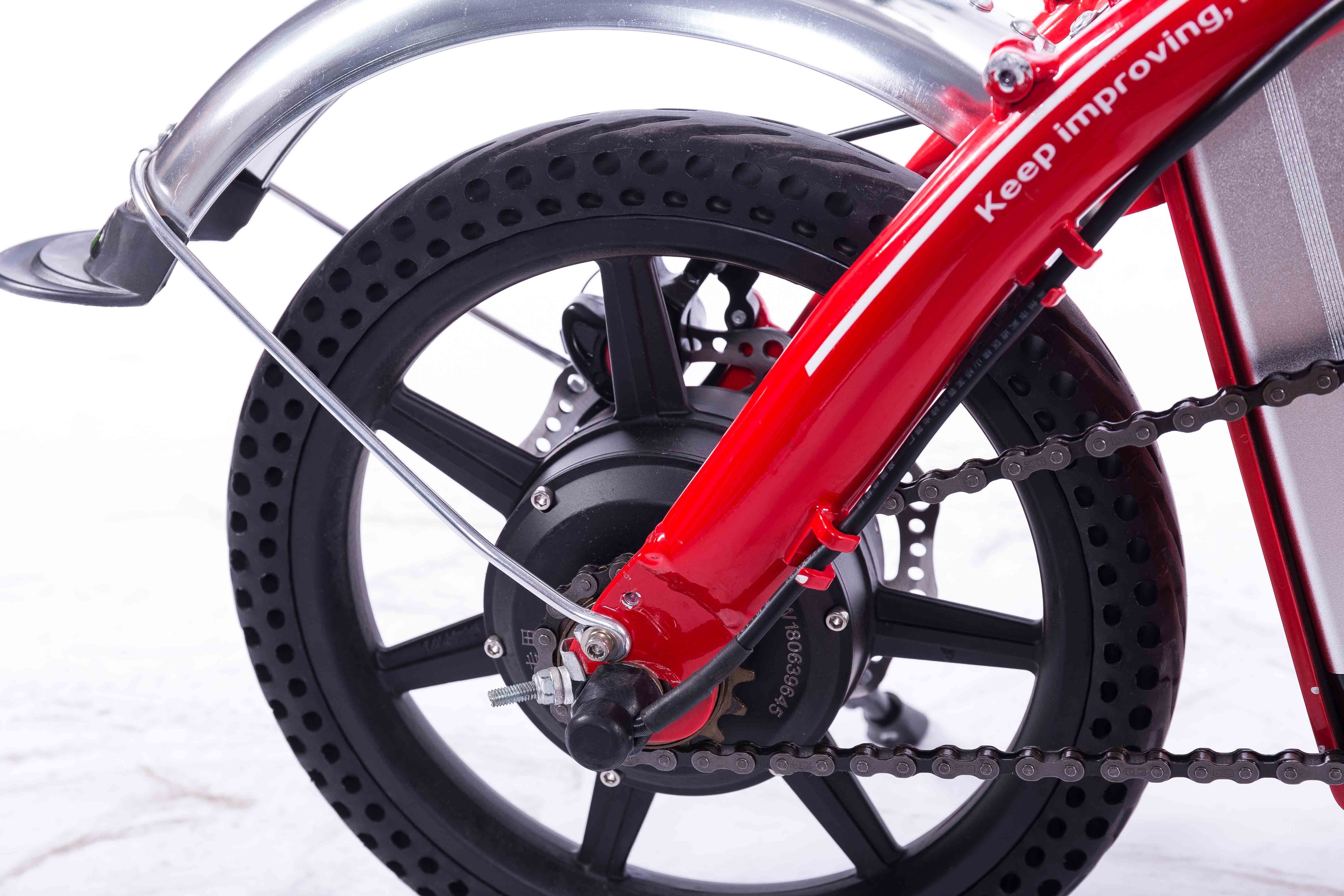 Small Electric Bike Cycle 14 Inch 35km/H Speed 70KM Range Wear Resistant
