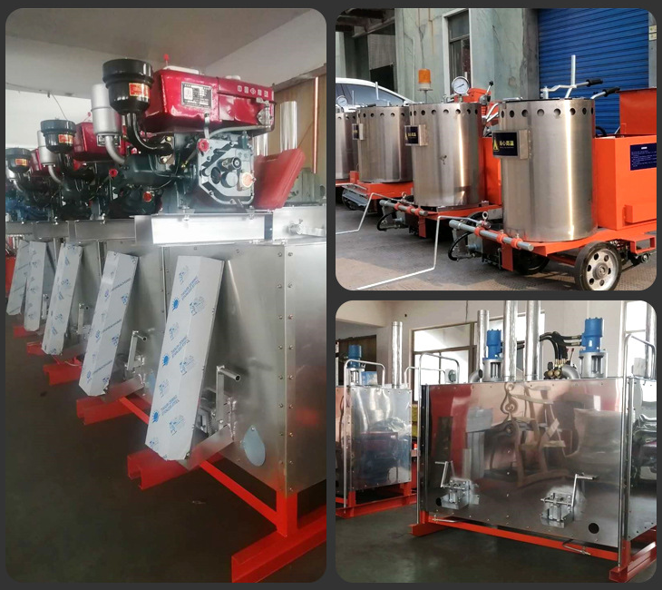 Traffic Safety Road Line Painting Machine 200Kg Road Marking Paint Machine