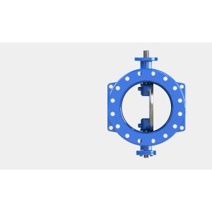 Dovetail Design Double Eccentric Butterfly Valve Low Operating Torque