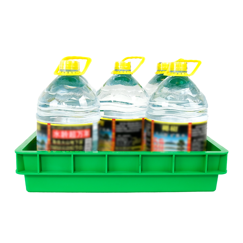 PP Durable Straight Wall Plastic Moving Crate for Food Turnover and Stackable Design