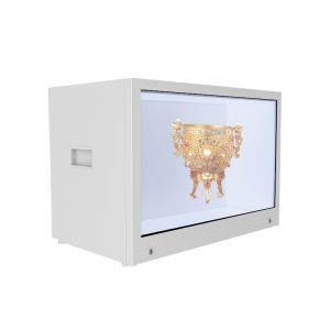 Capacitive Touch Transparent LCD Showcase For Retail And Showrooms