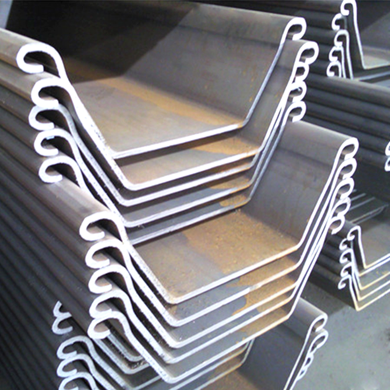 Larsen U Z Type Hot Rolled Steel Sheet Pile SY295 S355 SY390 DIN GB JIS Standard