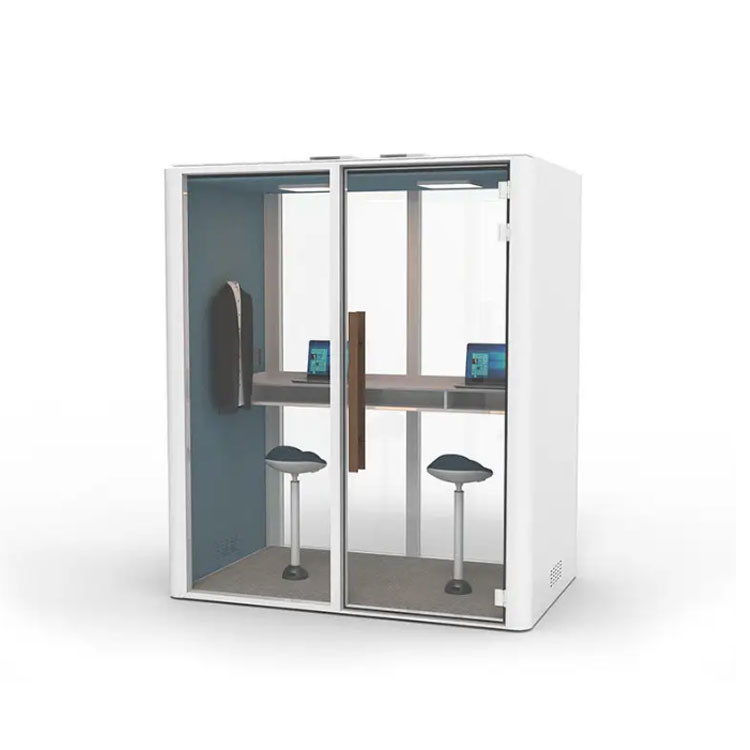 Modular Office Pod Meeting White Small Indoor Multiple Person