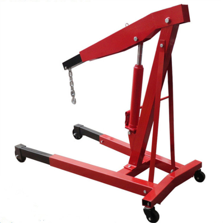 3ton Engine Shop Crane , 2.3m Engine Hoist Shop Crane With Double Pump