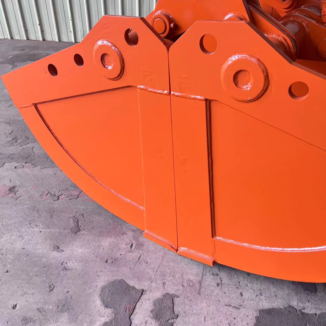 15-40 Ton Excavator Clamshell Bucket Double Cylinder For Hitachi Cat Volvo Case