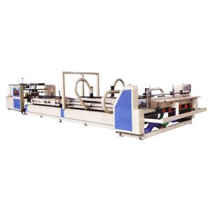 Automatic Folder Gluer Machine Touch Screen Control Adjustable Speed For Carton